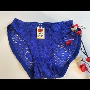 🍂lacy Assorted Embroidery Floral Print Panties